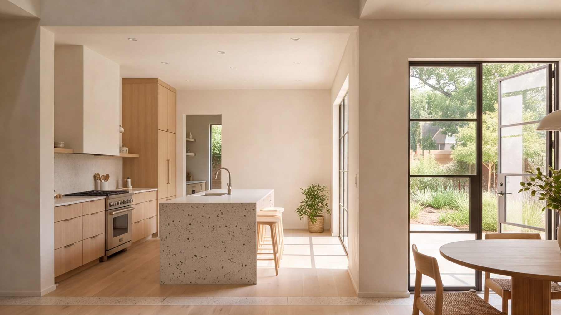 Whole-home remodel in Jersey Village, opened main floor